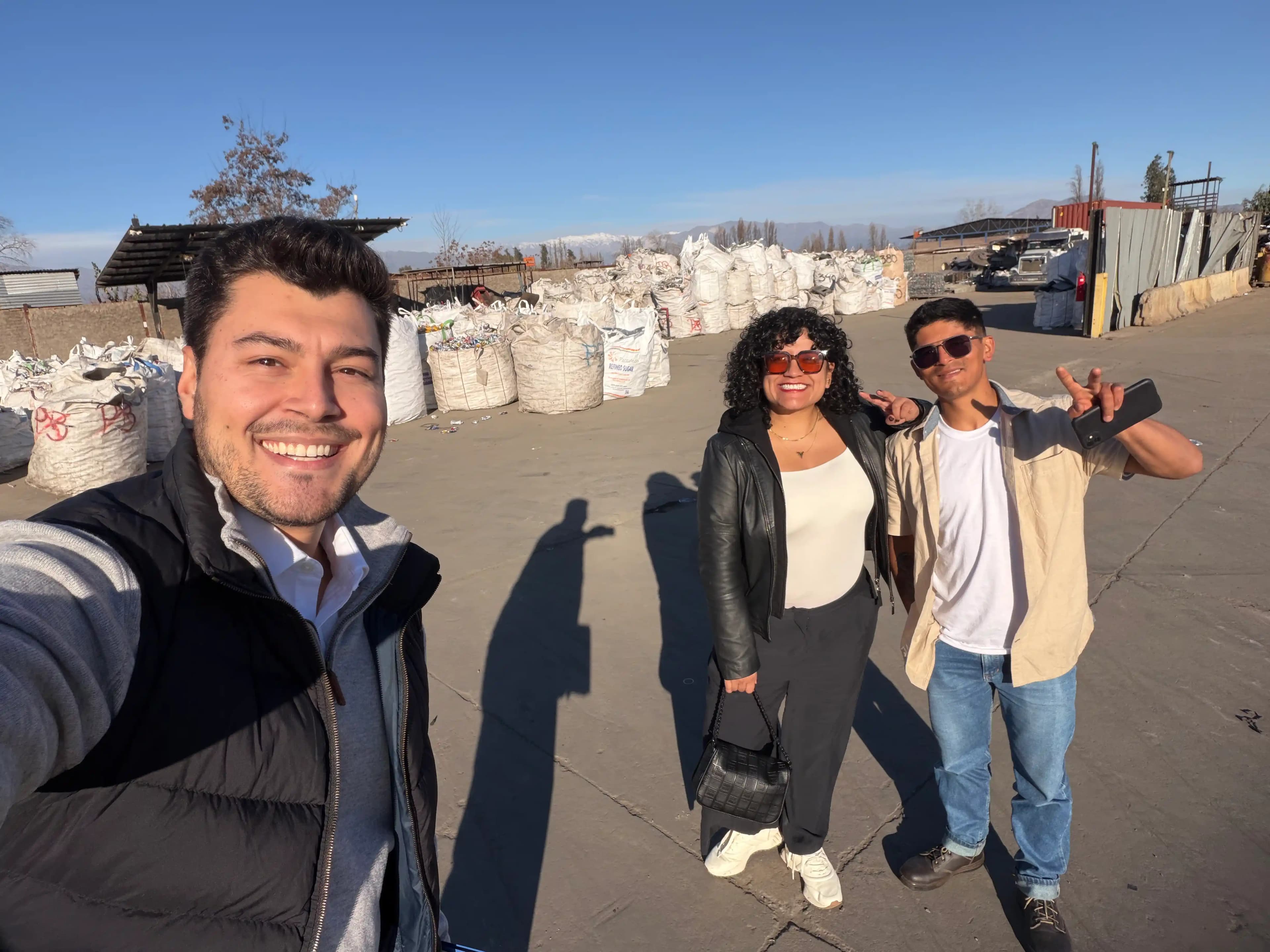 Visita del equipo Greenway a patio operativo en Chile